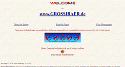 Desktop Screenshot of grossibaer.de