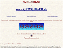 Tablet Screenshot of grossibaer.de